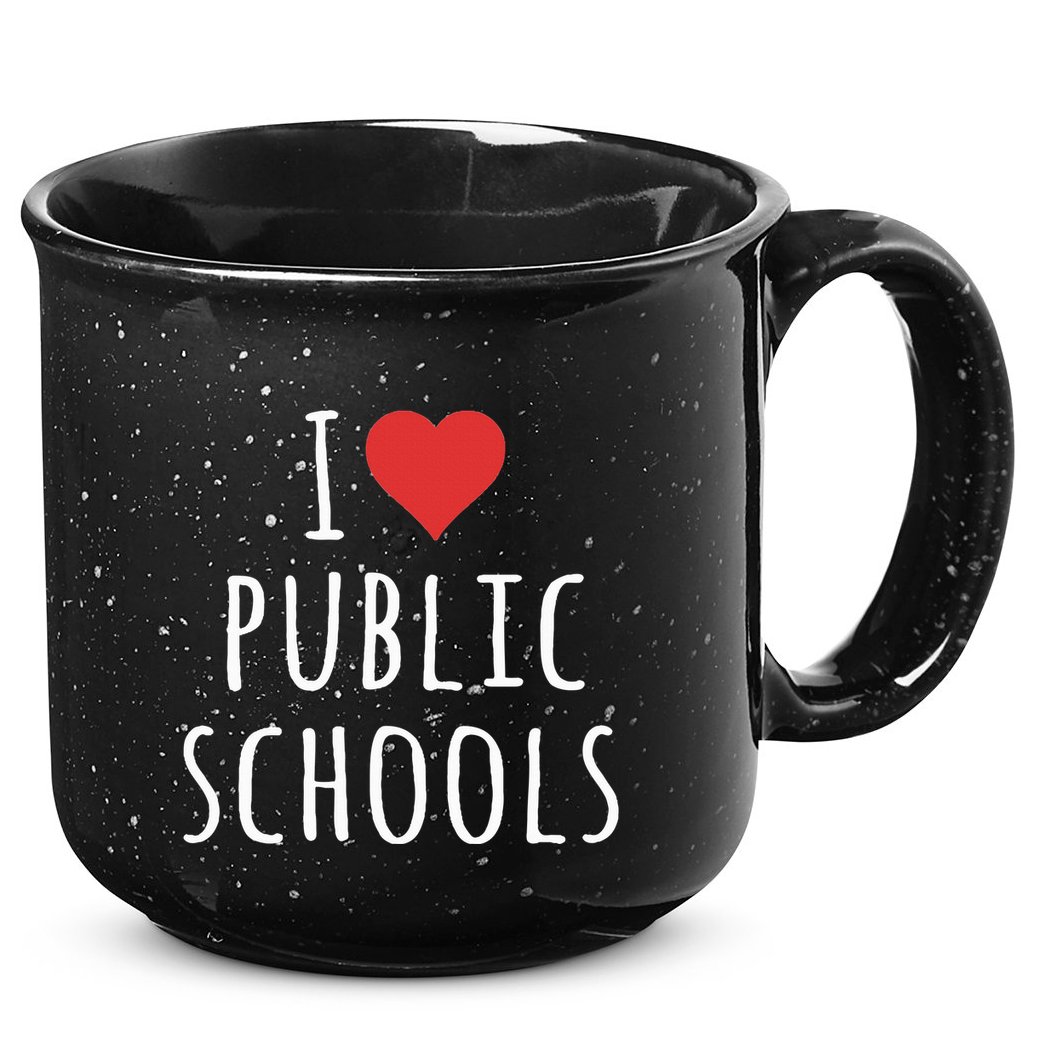 I Love Public Schools 15oz Campfire Ceramic Mug