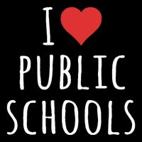 I Love Public Schools Womens Tank Top