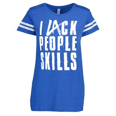 I Lack People Skills Enza Ladies Jersey Football T-Shirt