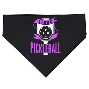 I Love Pickleball USA-Made Doggie Bandana