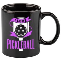 I Love Pickleball 11oz C Handle Ceramic Mug