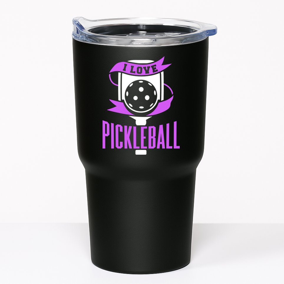 I Love Pickleball Tumbler