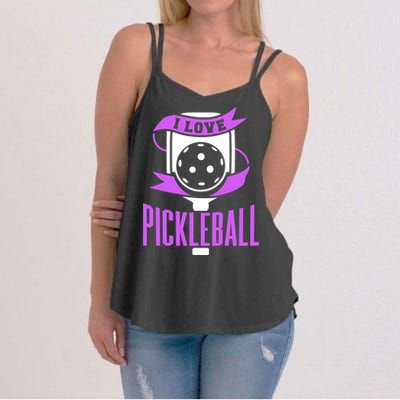 I Love Pickleball Women's Strappy Tank