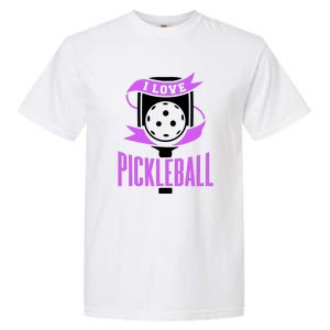 I Love Pickleball Garment-Dyed Heavyweight T-Shirt