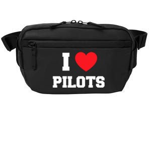 I Love Pilots Cute Gift Crossbody Pack