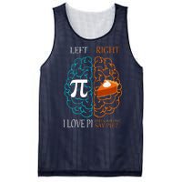 I Love Pi Did Someone Say Pie Brain Left Right Mesh Reversible Basketball Jersey Tank