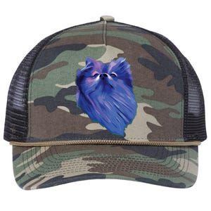 I Love Pomeranians Purple Pom Dog Retro Rope Trucker Hat Cap