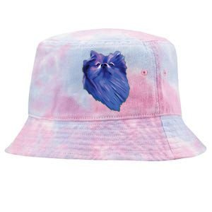 I Love Pomeranians Purple Pom Dog Tie-Dyed Bucket Hat