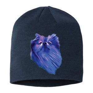 I Love Pomeranians Purple Pom Dog Sustainable Beanie