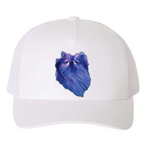 I Love Pomeranians Purple Pom Dog Yupoong Adult 5-Panel Trucker Hat