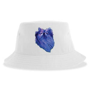 I Love Pomeranians Purple Pom Dog Sustainable Bucket Hat