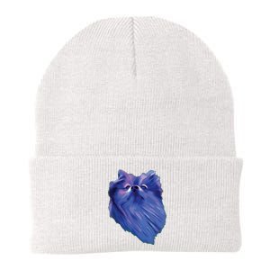 I Love Pomeranians Purple Pom Dog Knit Cap Winter Beanie