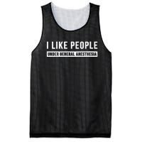 I Like People Under General Anesthesia Anesthesiology Mesh Reversible Basketball Jersey Tank