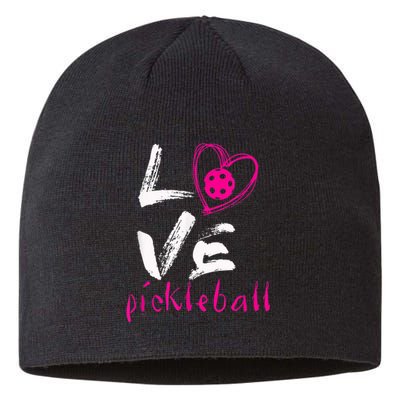 I Love Pickleball Funny Pickle Ball Tee for Player shirt Sustainable Beanie