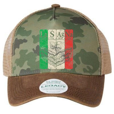 Italian Lasagna Periodic Table Elements Italian Flag Lasagna Legacy Tie Dye Trucker Hat