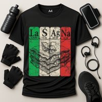 Italian Lasagna Periodic Table Elements Italian Flag Lasagna Cooling Performance Crew T-Shirt