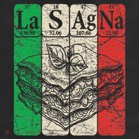 Italian Lasagna Periodic Table Elements Italian Flag Lasagna 25L Jumbo Tote