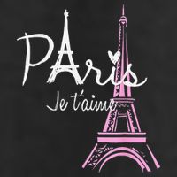 I Love Paris Eiffel Tower France French Souvenir 7 Panel Mesh Trucker Snapback Hat
