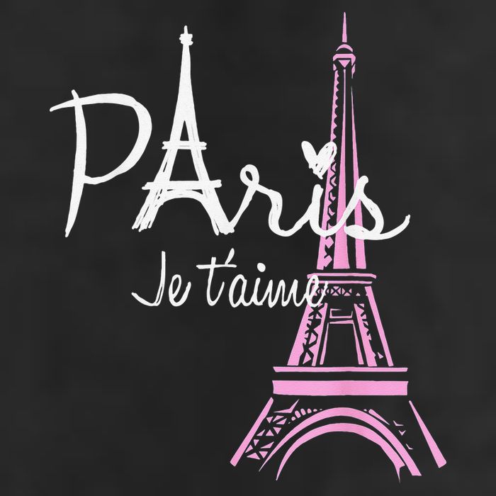 I Love Paris Eiffel Tower France French Souvenir 7 Panel Mesh Trucker Snapback Hat