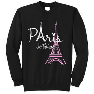 I Love Paris Eiffel Tower France French Souvenir Sweatshirt