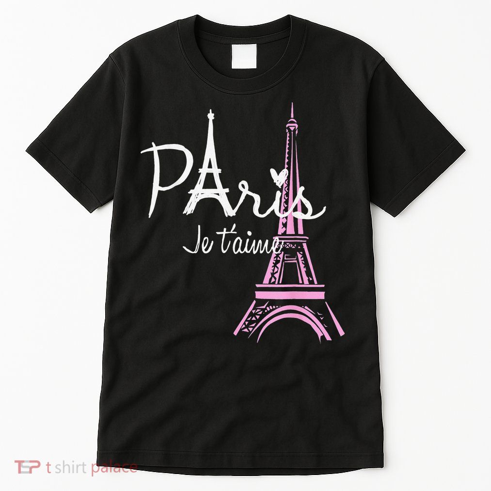 I Love Paris Eiffel Tower France French Souvenir Tall T-Shirt
