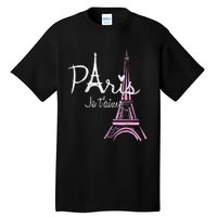 I Love Paris Eiffel Tower France French Souvenir Tall T-Shirt