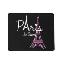 I Love Paris Eiffel Tower France French Souvenir Mousepad