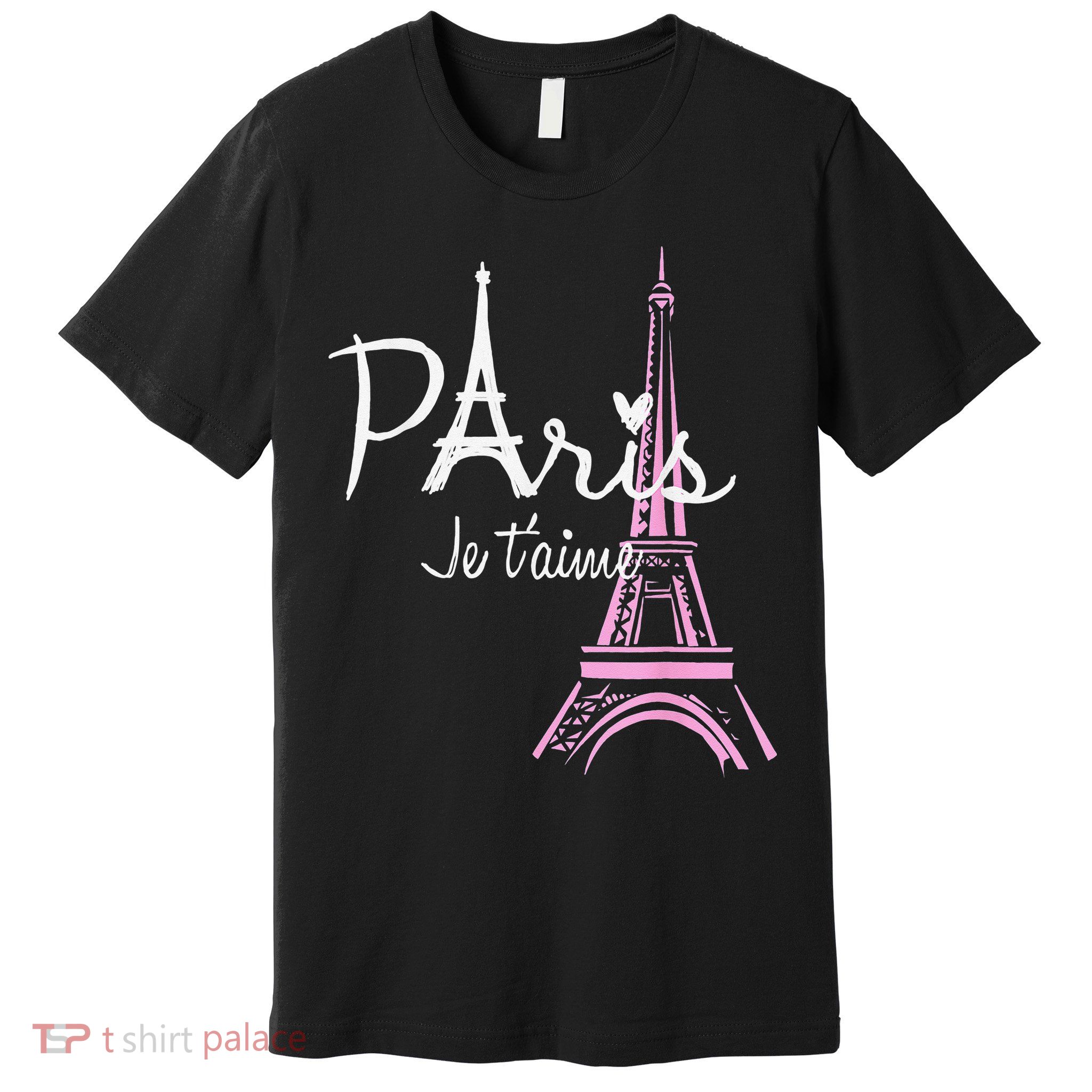 I Love Paris Eiffel Tower France French Souvenir Premium T-Shirt