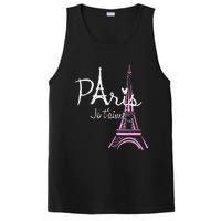 I Love Paris Eiffel Tower France French Souvenir PosiCharge Competitor Tank