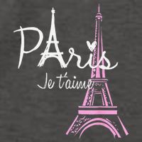 I Love Paris Eiffel Tower France French Souvenir Vector Backpack