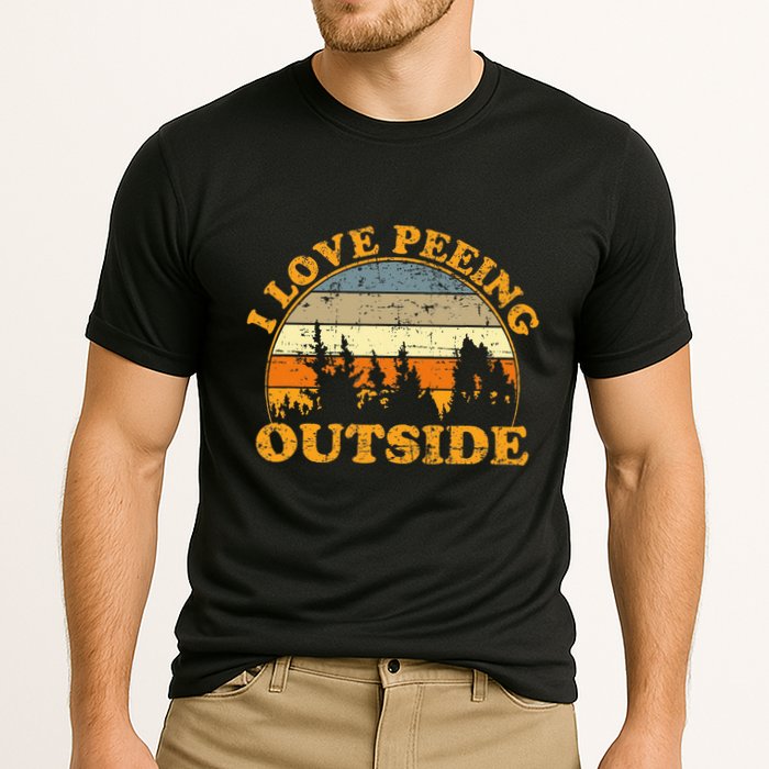 I Love Peeing Outside Cooling Performance Crew T-Shirt