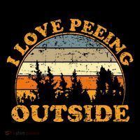 I Love Peeing Outside Sustainable Bucket Hat