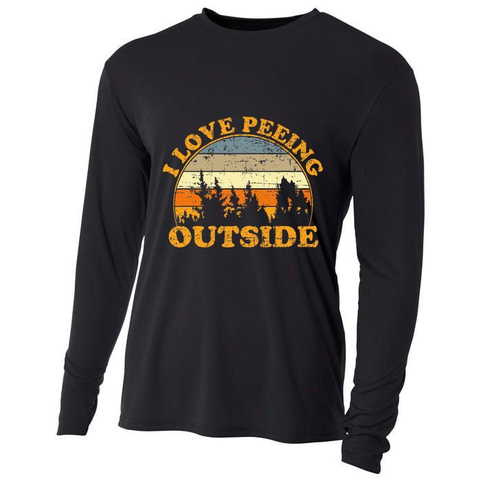 I Love Peeing Outside Cooling Performance Long Sleeve Crew