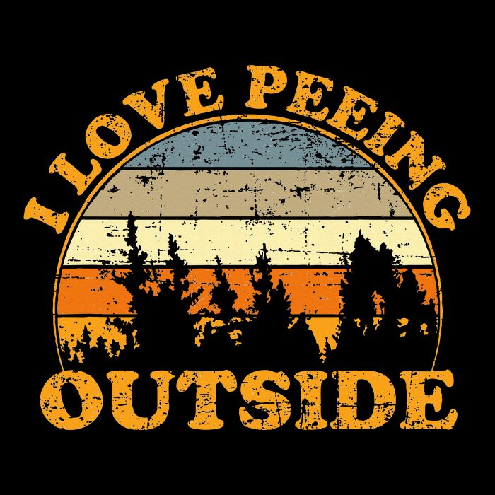 I Love Peeing Outside Cooling Performance Long Sleeve Crew