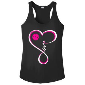 I Love Pickleball Funny Pickle Ball Tee for Player Ladies PosiCharge Competitor Racerback Tank