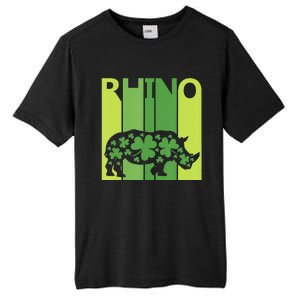 Irish Lucky Rhino Animal St Patrick's Day Tall Fusion ChromaSoft Performance T-Shirt