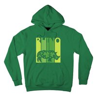 Irish Lucky Rhino Animal St Patrick's Day Hoodie