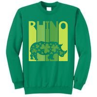 Irish Lucky Rhino Animal St Patrick's Day Sweatshirt