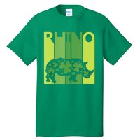 Irish Lucky Rhino Animal St Patrick's Day Tall T-Shirt