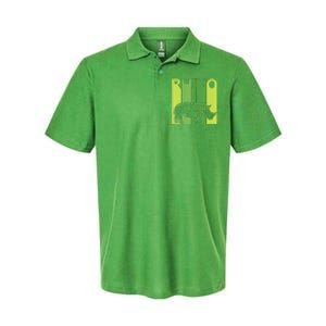 Irish Lucky Rhino Animal St Patrick's Day Softstyle Adult Sport Polo