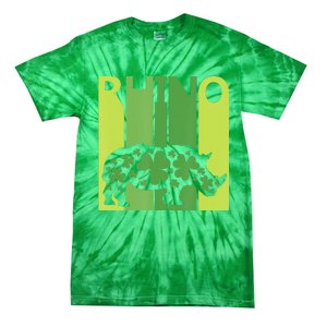 Irish Lucky Rhino Animal St Patrick's Day Tie-Dye T-Shirt