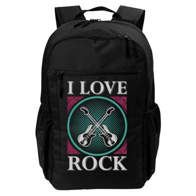 I Love Rock Daily Commute Backpack