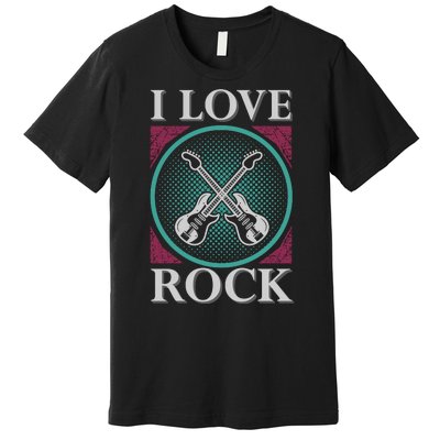 I Love Rock Premium T-Shirt