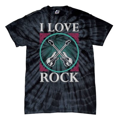 I Love Rock Tie-Dye T-Shirt