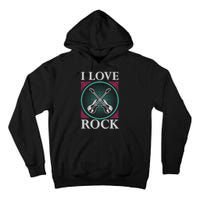 I Love Rock Tall Hoodie