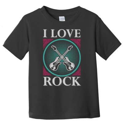 I Love Rock Toddler T-Shirt