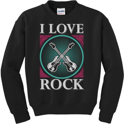 I Love Rock Kids Sweatshirt