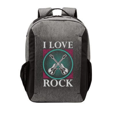 I Love Rock Vector Backpack