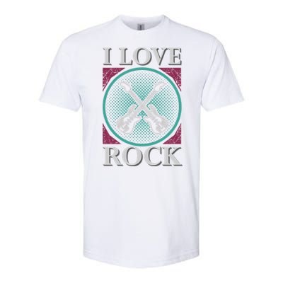 I Love Rock Softstyle CVC T-Shirt