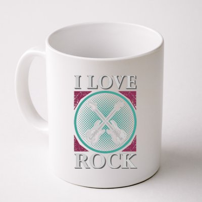 I Love Rock Coffee Mug